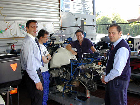 Bikes service in Santiago BMW centre 8-1-03